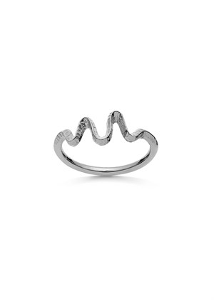 Sonar ring Silver Maanesten